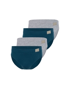 Трусы / трусы, набор из 4 мужских штанов GO Natural, серый Sloggi