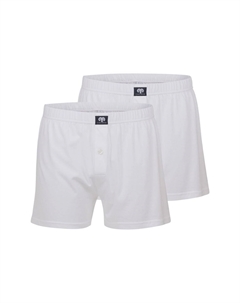 Набор из 2 мужских хлопковых боксеров Daytona, белый Ceceba