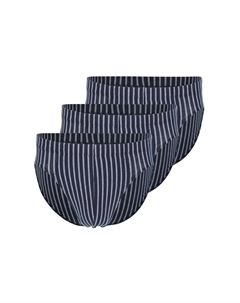 Мини-трусы / трусы, упаковка из 3 шт. 95/5 Essentials Organic Cotton, темно-синий Schiesser