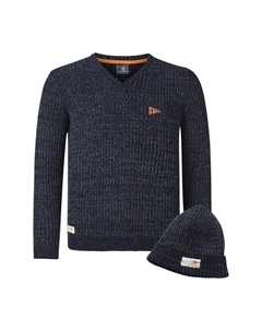 Свитер с шапкой РОНАИ, цвет Dunkelorange Jan vanderstorm