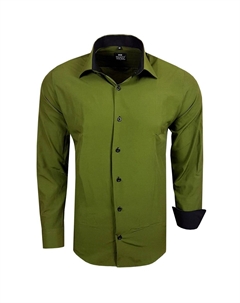 Рубашка для отдыха с модным цветовым контрастом, хаки Rusty neal