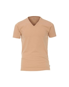 Мужская футболка в двойной упаковке однотонная, бежевый Venti