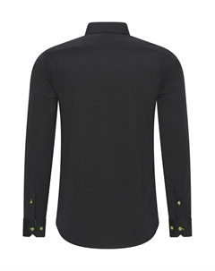 Рубашка для отдыха с модным цветовым контрастом, черный Rusty neal