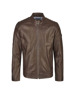 Кожаная куртка Apollo, цвет Dunkelbraun Bugatti