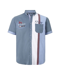 Рубашка с коротким рукавом THJORVEN, темно-синий Jan vanderstorm