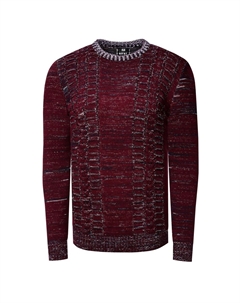 Вязаный свитер с пестрым узором, цвет Weinrot Rusty neal