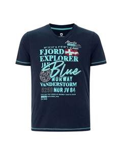 Футболка НОРДГЕР, темно-синий Jan vanderstorm