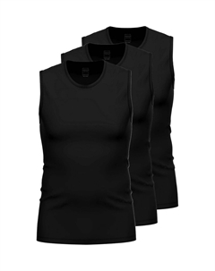 Майка/майка, 3 шт. Close to you, черный Ammann