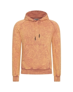 Толстовка с капюшоном стираного дизайна, оранжевый Rusty neal