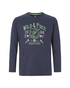 Рубашка STAAF с длинными рукавами, темно-синий Jan vanderstorm