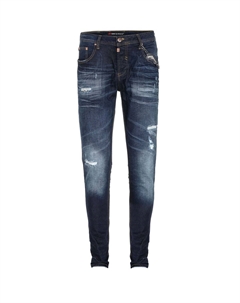 Джинсы с поношенным видом, цвет Darkblue Cipo&baxx
