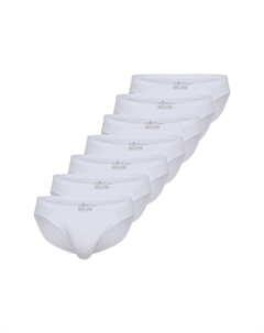 Трусы, однотонные, мужские, в упаковке 7 шт., с нашивкой-логотипом, цвет Hell Uni Tom tailor