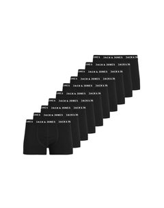 Мужские боксеры, 10 шт. - JACHUEY TRUNKS, хлопок стрейч, черный Jack & jones