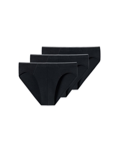 Мини-трусы / трусы, 3 шт. в упаковке из органического хлопка 95/5, черный Schiesser