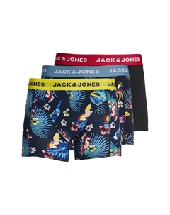 Короткие трусы, 3 шт., пояс с логотипом, мужские, цвет Surf Jack & jones