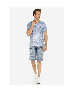 Шорты с потертым эффектом, синий Cipo&baxx