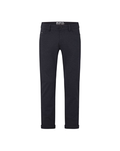 Брюки облегающего кроя из меланжевого джерси Kanata, темно-синий Redpoint