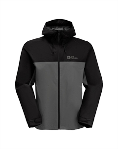 Дождевик Weiltal, капюшон, воротник-стойка, мужской, цвет Slate Jack wolfskin