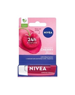 Питательная губная помада «Вишневое сияние» 4,8 г Nivea
