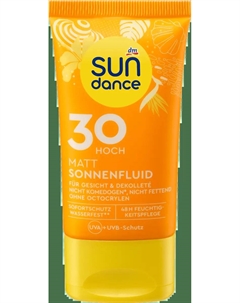 Матирующий солнцезащитный флюид для лица SPF 30 50мл Sundance