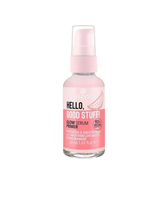 Увлажняющая сыворотка для ухода за лицом Hello, good stuff! glow serum primer, 30 мл Essence