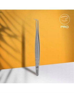 Сталекс, Пинцет для наращивания и моделирования ресниц с закругленными краями, Pro Expert TE-40/2 Staleks