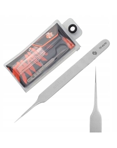 Сталекс, Пинцет прямой для наращивания ресниц, Pro Expert TE-40/10 Staleks