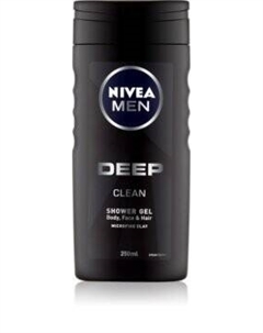 Гель для душа Глубокий 250мл Men Nivea
