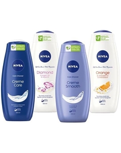 Гель-жидкость для душа для женщин, набор 4х500мл Nivea