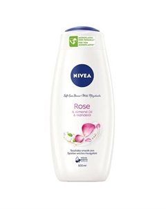 Питательный гель для душа 500мл, Rose & Almond Oil Care Shower Nivea