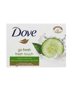 Освежающее мыло 3в1 «Огурец и зеленый чай», 90 г, Unilever Dove