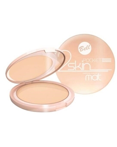 Матирующая прессованная пудра 041 прозрачная, 9 г, 2 Skin Pocket Pressed Powder Bell