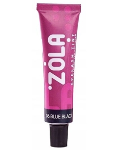 Тинт для бровей ZOLA 06 Blue Black, 15 мл Project lashes