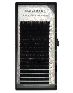 Ресницы Nagaraku Premium Mink B 0,05 Микс, 16 полосок Project lashes