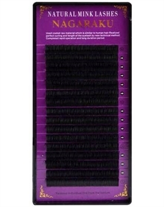 Ресницы Nagaraku Mink C 0,03 14мм, 16 полосок Project lashes