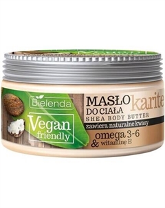 Питательное масло для тела Vegan Friendly с маслом ши и омега-3-6, 250 мл Bielenda
