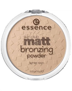 Бронзирующая пудра для лица Sun Club, 15 гр Essence