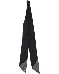 Saint laurent легкий галстук один размер черный Saint laurent