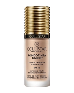 Тональная основа Unico Universal Youth Essence SPF 15, 30 мл, rosa nude 4r Collistar