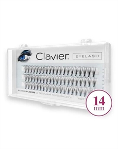 Клавир, Ресница, пучки ресниц 14 мм Clavier
