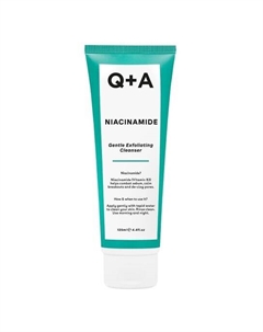 Очищающий гель для лица с ниацинамидом, 125 мл, Niacinamine Gentle Exfoliating Cleanser Q+a