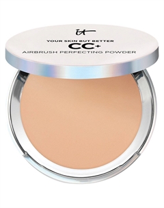 CC+ Тональная пудра для макияжа Airbrush Perfecting Powder Foundation, цвет Medium Tan It cosmetics