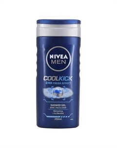 Мужской гель для душа Cool Kick 250 мл Nivea