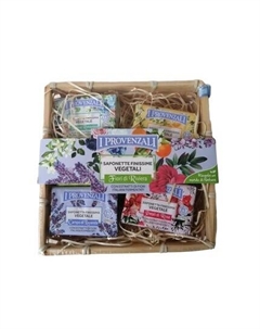 Корзина с мылом на растительной основе с цветами Ривьеры I provenzali