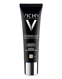 Dermablend 3D Correction Foundation SPF 25 15 Opal 30 мл Активный разглаживающий корректор Vichy