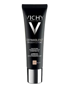 Dermablend 3D Correction Foundation SPF 25 25 Телесный 30 мл Активный разглаживающий консилер Vichy