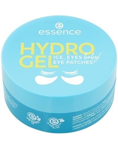 HYDRO GEL Патчи для глаз ЛЕД, ГЛАЗА, детка! 30 пар увлажняющих охлаждающих мерцающих веганских средств без масла Essence