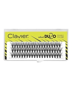 Ресницы двойного объема C-9 мм Natural Du2o Clavier
