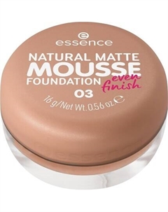Natural Matte Mousse Foundation 15g 03 Нейтральный мед Essence