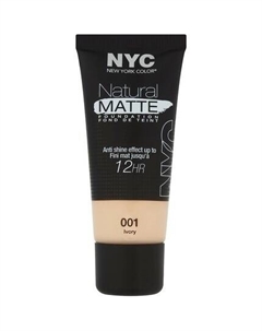 Natural Matte Foundation 001 Слоновая кость Nyc